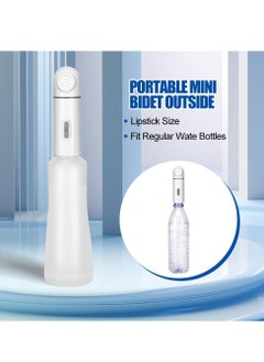 spa luxetique Portable Bidet With 350ml Reservoir, High Pressure USB-Type C Mini Electric Rechargeable Handheld Travel Bidet, Water Sprayer for Women and Men, Personal Hygiene Cleaning, Postpartum Care  - Image 2