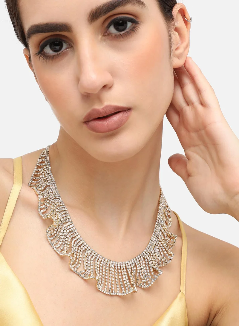 SOHI Party Statement Artificial Necklace Jewellery