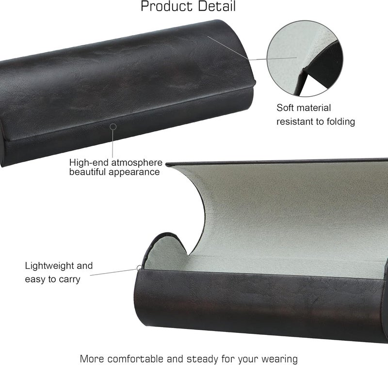 VisionGlobal Hard Shell Eyeglass Case for Eyeglasses and Sunglasses for Men/Women and Kids - Image 2