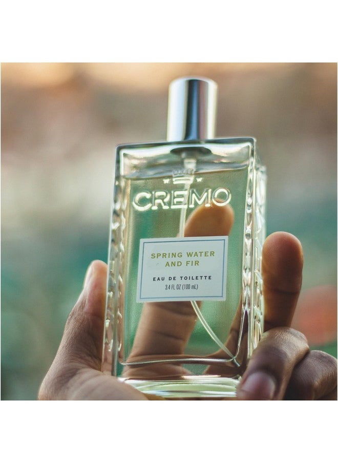 cremo Spring Water Fir Cologne Spray, A Refreshing, Clean Scent With Notes Of Spring Water, Cool Moss And Balsam Fir, 3.4 Fl Oz  - Image 3