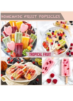 Generic 200 Pcs Natural Wooden Food Grade Craft Sticks Ice Cream Stick Popsicle 4.5 inch Length Suit Crafting Stirring Paddle Waxing Small Ice Pop Stick for DIY Kids Popcicle  - Image 4