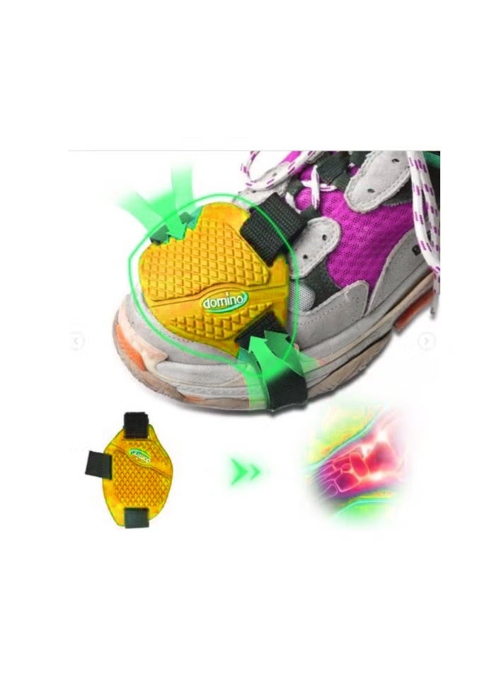 موتوولف دومينو حماية غيارات للحذاء اثناء قيادة الموتوسيكل - اصفر او برتقالي