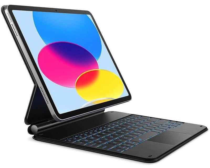 ماجيك كيبورد لاسلكي أيباد 10 & 11 2022 & 2025 10.9 ( الجيل العاشر و الجيل الحادي عشر ) عربي + انجليزي - Image 1