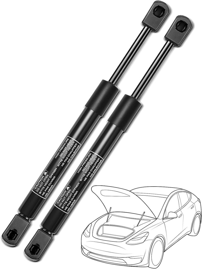 YHTAUTO 2PCS Hood Lift Support Struts Gas Spring Shock Replacement for 2007-2009 Ford Expedition - Image 1