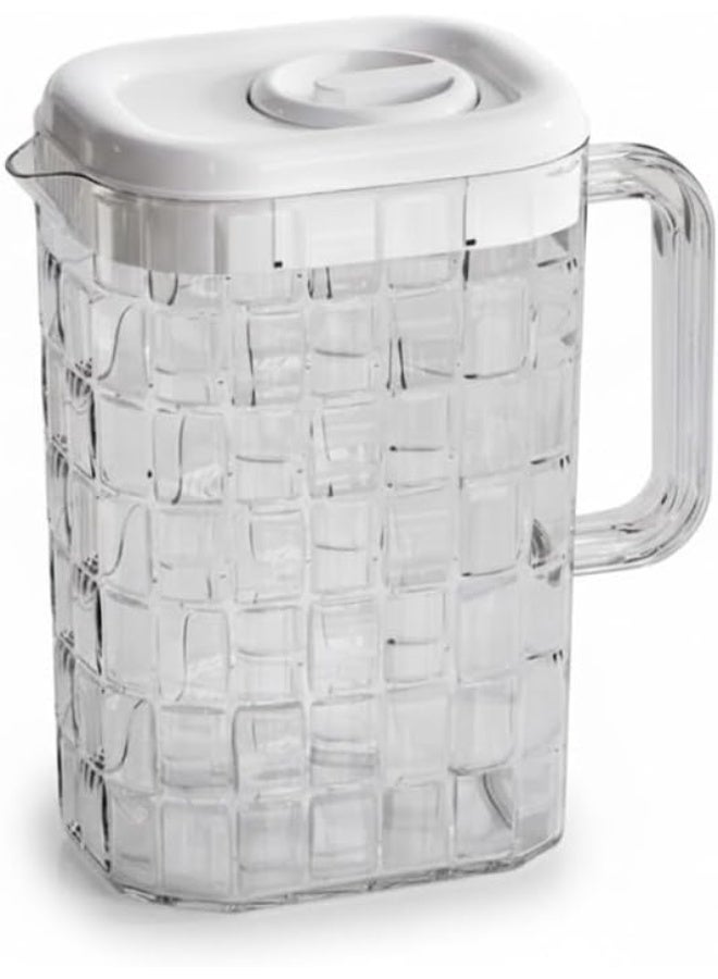 Clear Acrylic Pitcher – Elegant & Luxurious Design for Serving Juice and Sherbet in Style HR - Image 1