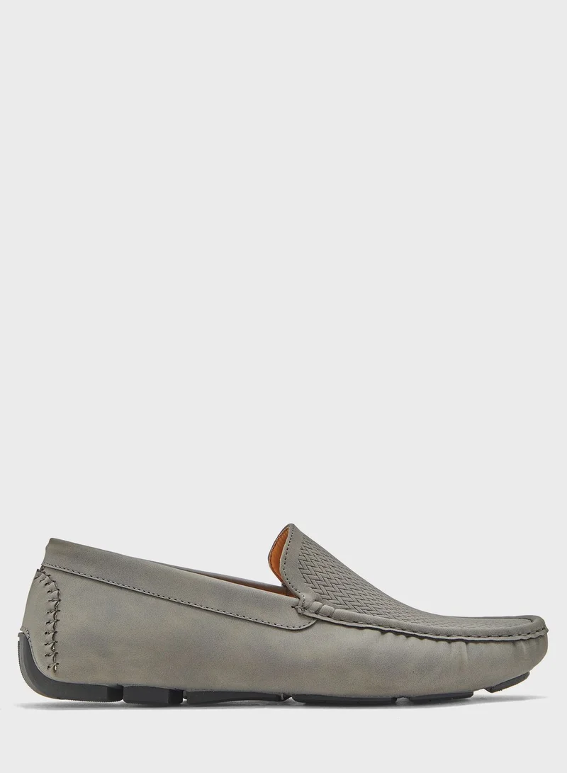 Robert Wood Printed Loafers