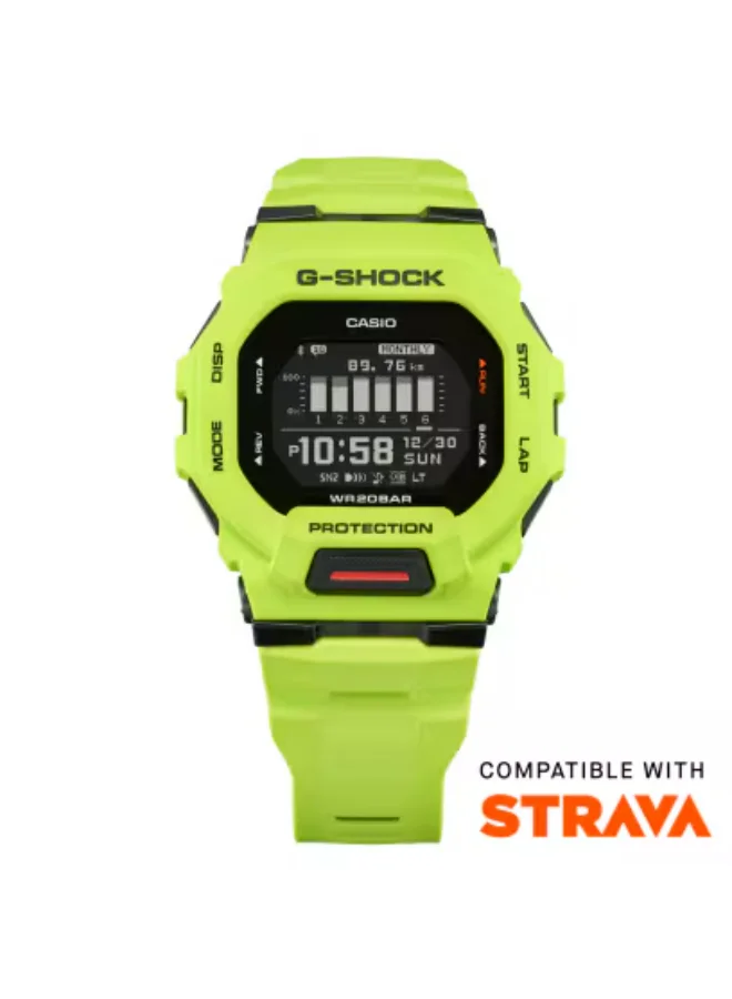 G-SHOCK Men's Resin Digital Watch GBD-200-9DR - 45.9 mm