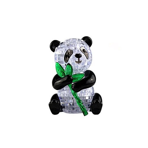 Coolplay 3D Crystal Panda Puzzle for Adult Animal Model Assembly Blocks Toy Children Gift for Boys and Girls 57pcs - Image 1