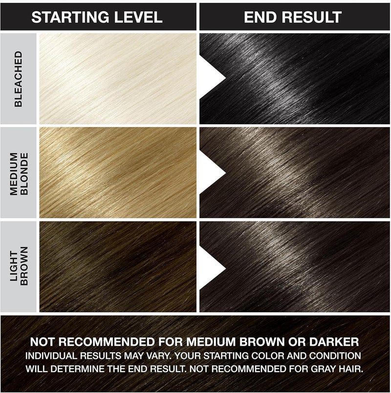 Punky Ebony Semi-Permanent Conditioning Hair Color - Vegan, PPD and Paraben Free, Lasts Up to 35 Washes, 3.5 oz - Image 5