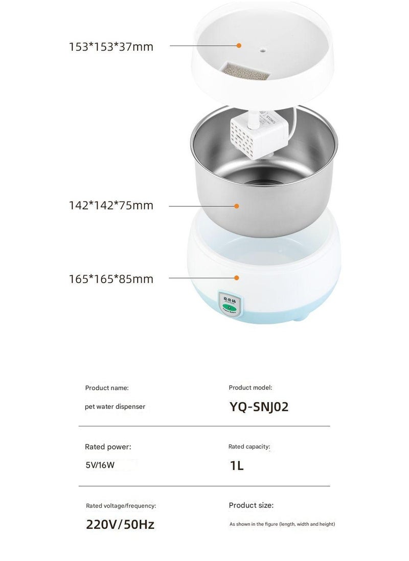 Cat water dispenser constant temperature yogurt machine water dispenser winter heating canned cat drinking water bowl pet stainless steel cat bowl - pzsku/Z3F1DC30FA1689737FFEFZ/45/_/1733962910/2b430292-b870-45ff-97f1-de30ef38fdf2