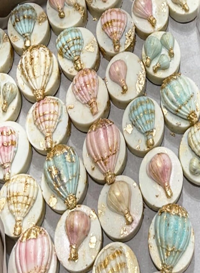 acvcatto Hot Air Balloon Silicone Chocolate Molds, Confession Balloon Fondant Baking Molds for Cake Decoration Cupcake Topper Candy Sugar Craft Gum Paste Clay Resin - Image 4