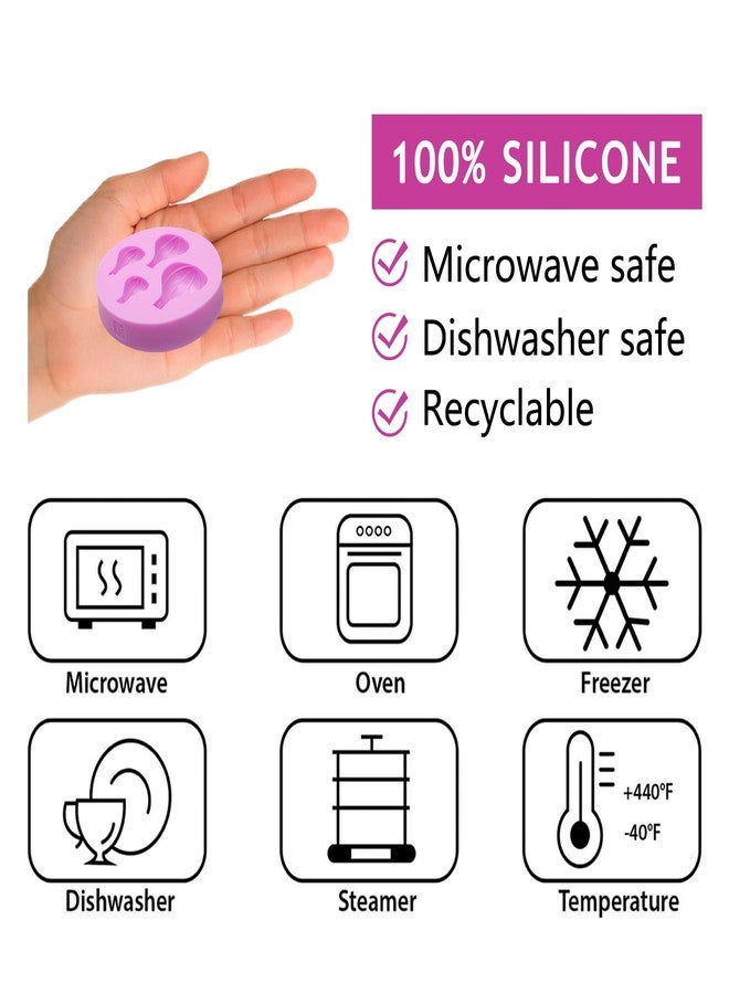 acvcatto Hot Air Balloon Silicone Chocolate Molds, Confession Balloon Fondant Baking Molds for Cake Decoration Cupcake Topper Candy Sugar Craft Gum Paste Clay Resin - Image 3