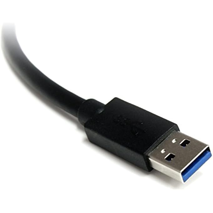 Startech.com USB 3.0 TO VGA EXTERNAL VIDEO CARD MULTI MONITOR ADAPTER - 2048X1152 GRAPHICS CARDS USB32VGAE BLACK - Image 2