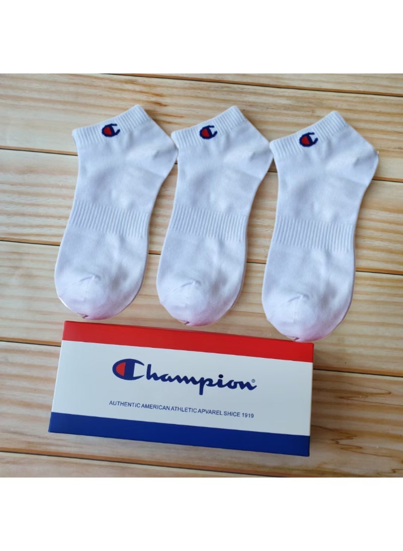 Champion 5 Pack Ankle Crew Socks - Image 3
