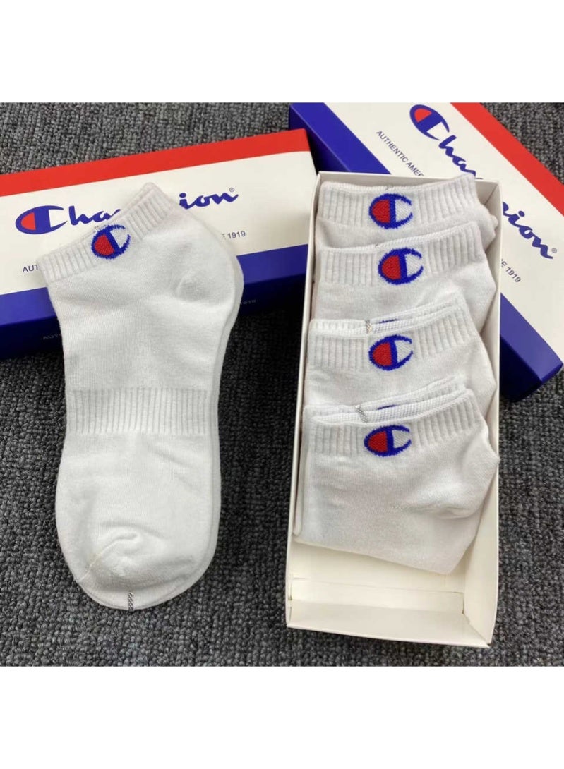 Champion 5 Pack Ankle Crew Socks - Image 2
