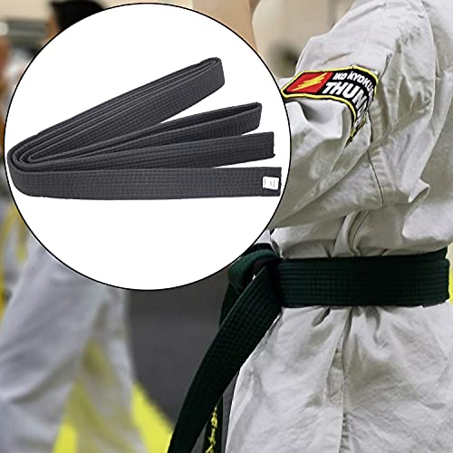 LYMGS 110 Inch Black Karate Belt, 280cm Taekwondo Solid Rank Martial Arts Belts Universal Fit for Judo/Karate/Taekwondo - Image 5