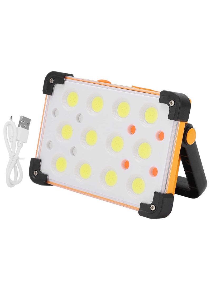 SLIVERS CRIEST - Portable Multifunctional Spotlight - Solar & USB Rechargeable Outdoor LED Lights, 12 Light Modes, Portable Solar LED Outdoor Lights for Camping - Image 1