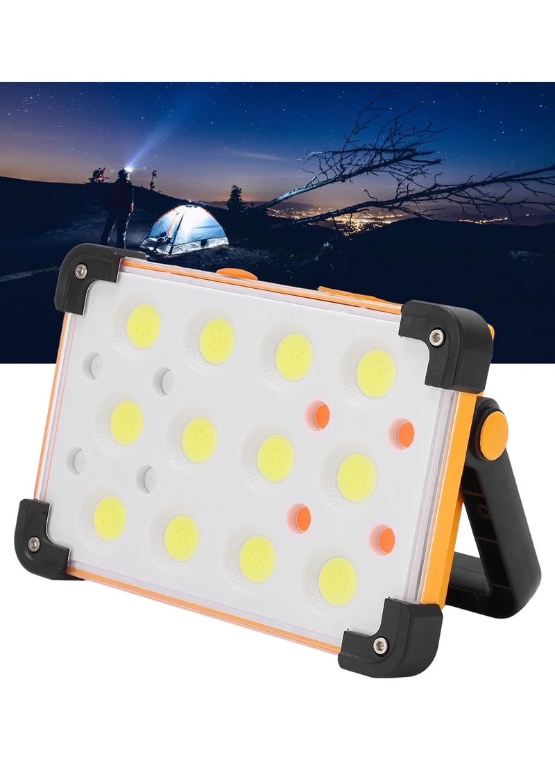 SLIVERS CRIEST - Portable Multifunctional Spotlight - Solar & USB Rechargeable Outdoor LED Lights, 12 Light Modes, Portable Solar LED Outdoor Lights for Camping - Image 1