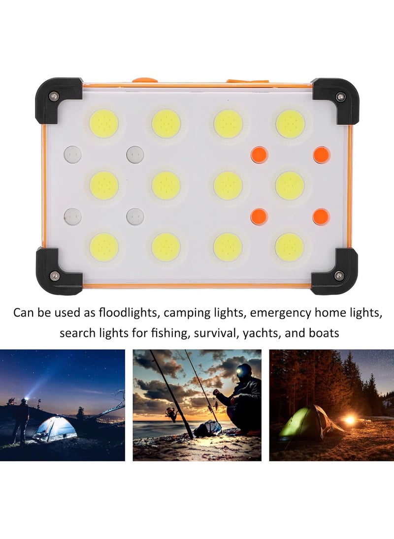 SLIVERS CRIEST - Portable Multifunctional Spotlight - Solar & USB Rechargeable Outdoor LED Lights, 12 Light Modes, Portable Solar LED Outdoor Lights for Camping - Image 1