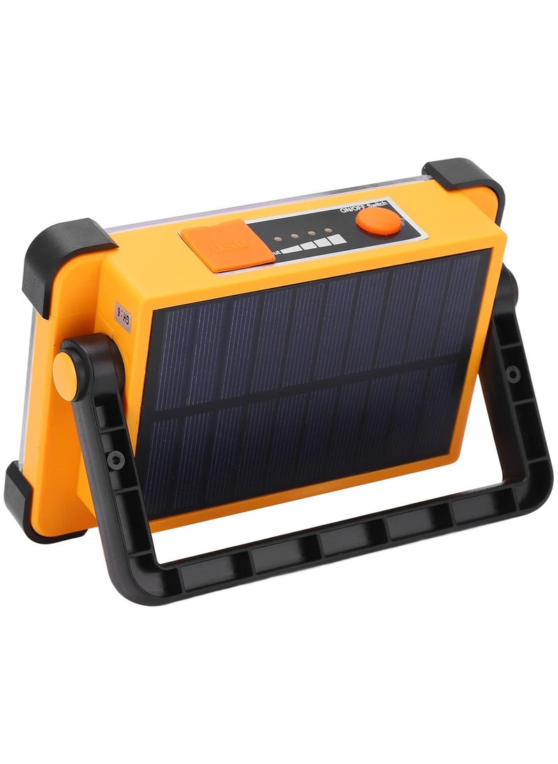SLIVERS CRIEST - Portable Multifunctional Spotlight - Solar & USB Rechargeable Outdoor LED Lights, 12 Light Modes, Portable Solar LED Outdoor Lights for Camping - Image 1