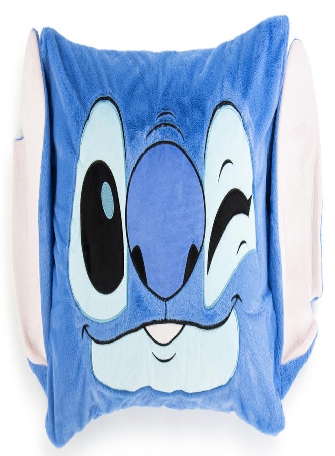 Jay Franco Body Pillow Cover - Kids Super Soft 1 Single Bed Pillow Cover - 20 x 30 Inches, Blue - Lilo and Stitch - Image 1