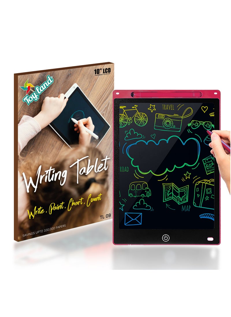Toyland - 3 Color 10 Inch Portable LCD Reading Writing Early Education Development Tablet for Home Office - Image 1
