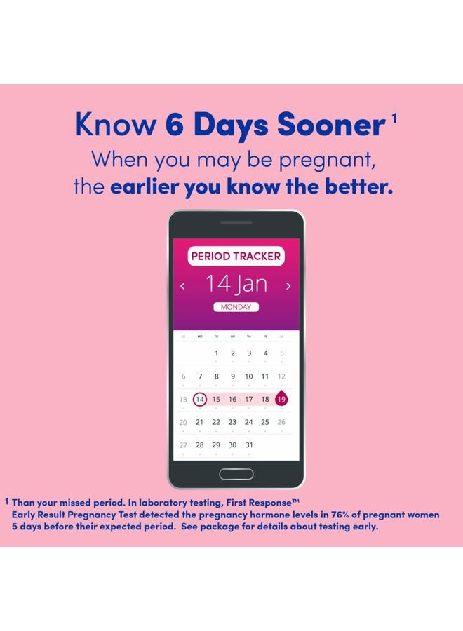 FIRST RESPONSE اختبار الحمل المبكر من فيرست ريسبونس، عبوة 3 قطع - Image 5