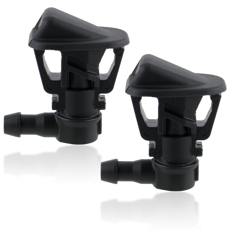 MOTOALL Front Windshield Washer Nozzles 68164356AB Replacement for Jeep Wrangler JK Spray Jet Kit 20132018 pack of 2