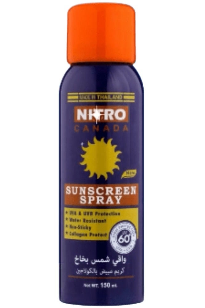 نيترو كندا واقي شمس بخاخ كريم مبيض بالكولاجين بمعامل حماية من الشمس 60 - 150 مل