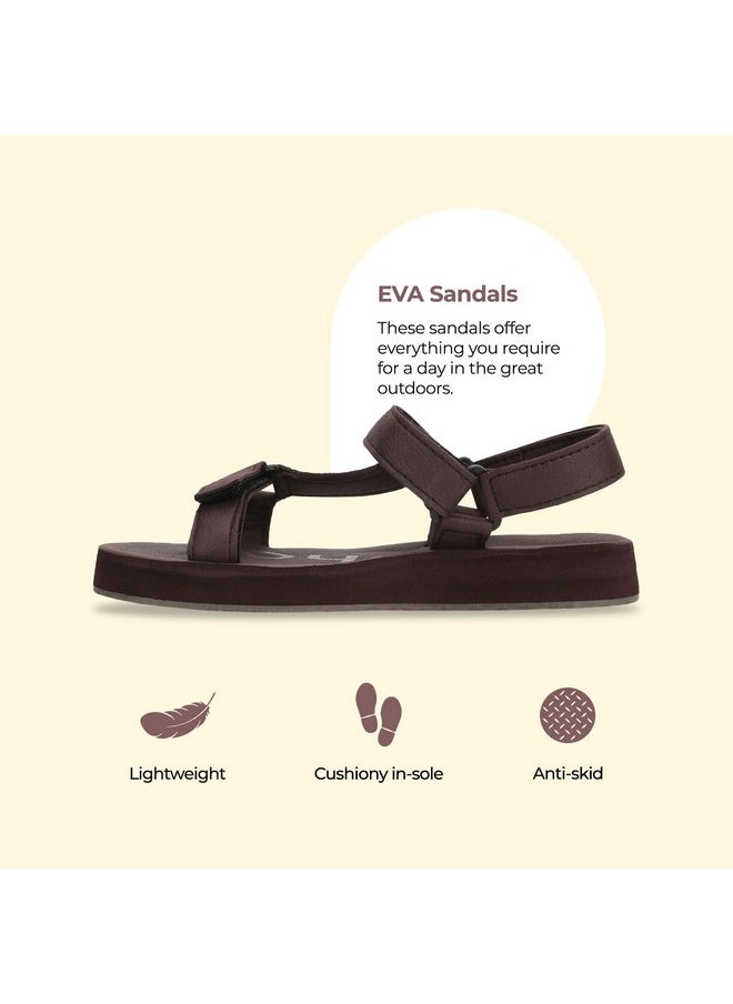 YOHO YOHO EVA Sandals for Women | EVA sole | Comfortable cushioned sole with TPR base | Lightweight | Soft skin friendly straps | Adjustable straps | Velcro closure | Vibrant colour options  - Image 2