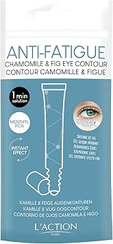 L'Action Paris LAction Paris Toning Chamomile and Fig Eye Relief AntiAging Eye Roller Refreshes and Hydrates Eye Contour Area Calms and Softens Delicate Skin Bright Complexion 12ml - Image 1