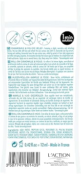 L'Action Paris LAction Paris Toning Chamomile and Fig Eye Relief AntiAging Eye Roller Refreshes and Hydrates Eye Contour Area Calms and Softens Delicate Skin Bright Complexion 12ml - Image 4