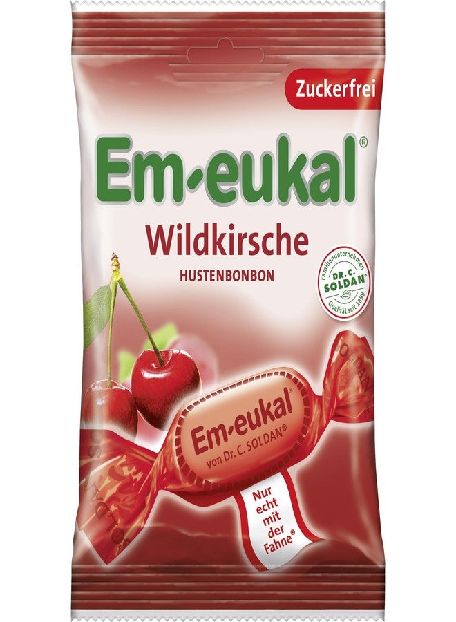 Em-eukal Wild Cherry sugar free 75g - Image 1