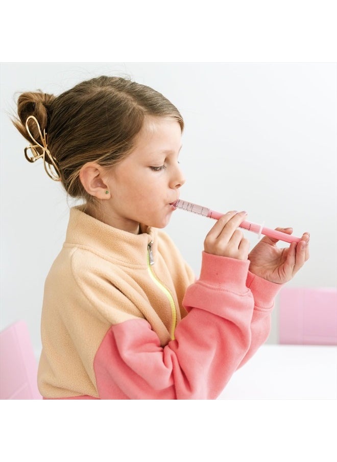 Ryan & Rose - Cutie Dose - Baby Medicine Dispenser Syringe For Children Medicine Syringes For Children Medication Dispenser Baby Medicine Syringe Baby Medicine Dropper Baby Syringe - 3 Pack (Lollipop) - Image 1
