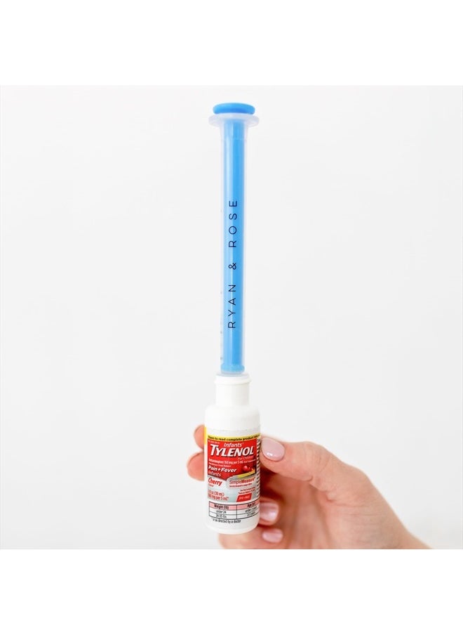 Ryan & Rose - Cutie Dose - Baby Medicine Dispenser Syringe For Children Medicine Syringes For Children Medication Dispenser Baby Medicine Syringe Baby Medicine Dropper Baby Syringe - 3 Pack (Lollipop) - Image 1