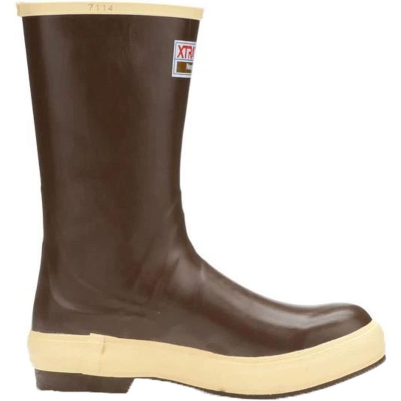 XTRATUF 12 Mens Legacy Boot Size 12 Brown 100 Waterproof Latex Rubber Footwear Slip ChemicalResistant Protection Cushion Insoles - Image 2