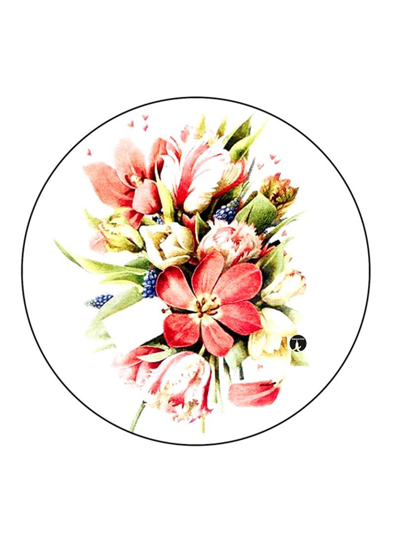 RKN Flowers Printed Mouse Pad Multicolour