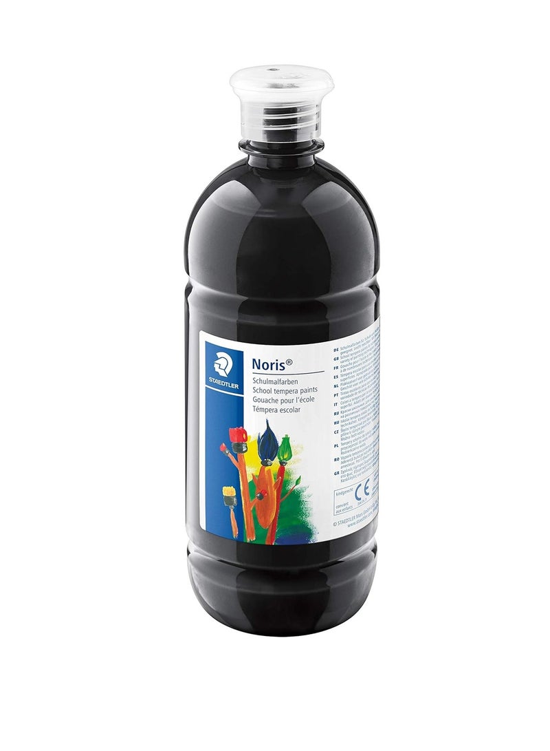 STAEDTLER Noris School Paint Black 750ml - Image 1
