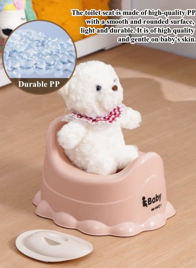 Optico Potty Training Baby Toilet Toddler Potties Chair | Children's Toilet Baby Potty,Urinal Pot Lid Backrest Kids Toilet,Portable Anti-Fall Potty for Kindergarten Baby Toilet Training Toilet Bowl with Lid for Boys Girls Kids Toddler Toddler Potty - Image 4