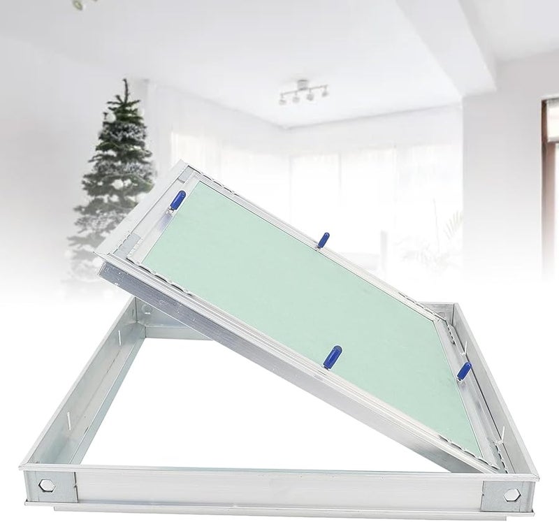 400x400 مم باب وصول لوح الجبس المصنوع من سبيكة الألومنيوم المقوى بتصميم مخفي - Image 4