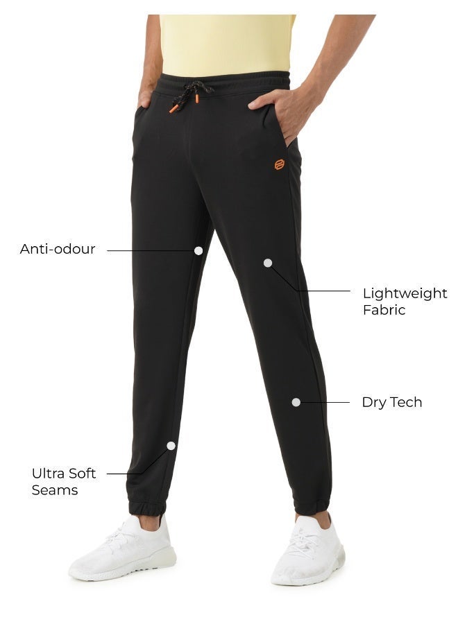pump'd بنطلون رياضي رجالي مع حزام مطاطي وخدود - تقنية جافة مضادة للرائحة خفيفة الوزن درزات ناعمة - Image 4