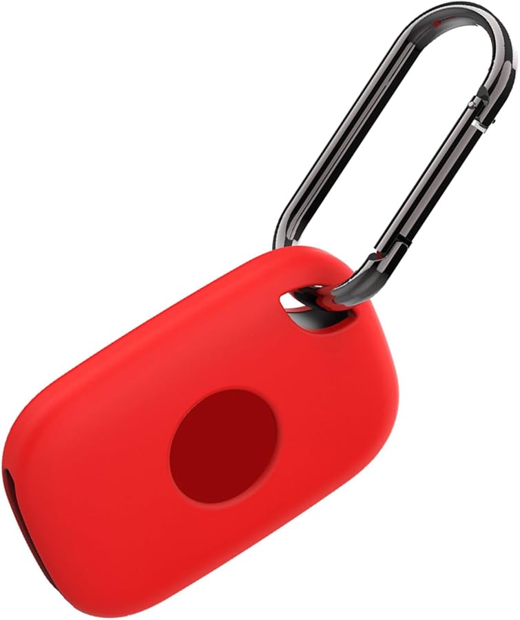 Red Protective Case With Keyring For Life 360 2024 Tracker Travel Business Use - Image 1