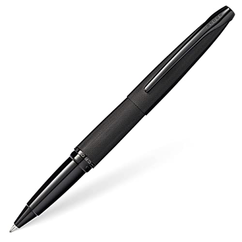 CROSS Unisex Brushed Roller Ball Pen (Black_Free Size) - Image 1