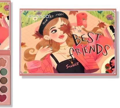 PEACORA BEST FRIENDS 36 Colors Eyeshadow and Face Palette Highly Pigmented Professional Glitter Matte Shimmer Eye Shadow Powder Make Up Pallet Assorted - Image 3
