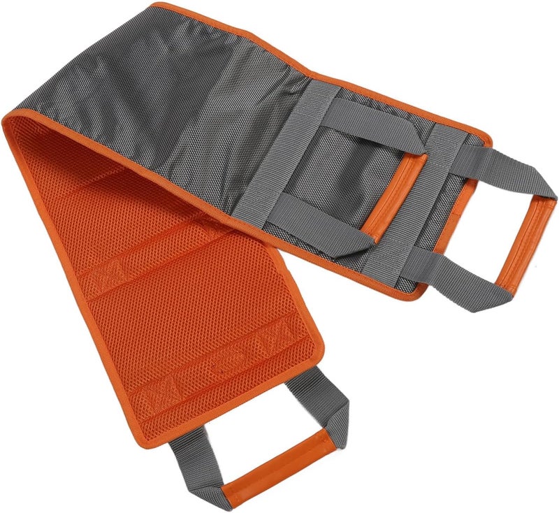 klarako Bed Transfer Nursing Sling - Patient Lifting Aid with Dual Handle Design, Portable and Foldable, Breathable Mesh Fabric for Comfort, and PU Leather Handles for Secure Grip - Image 5