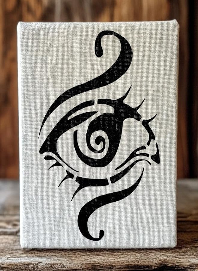 STENCILAIR 3rd Eye Chakra Yoga Stencil - Reusable 8.5x11 Inch Logo Cut Stencil for Arts and Crafts - Image 3