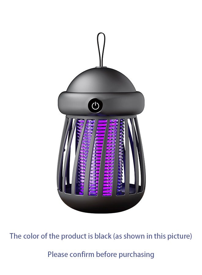 Generic Best Mosquitoes Killer, Mosquitoes and Flying Insects Zapper, Bug Zapper Of Inside and Outside The House Using Electric Shock and UV Lighting, Electric Mosquito, Fly Zapper (Black)  - Image 2