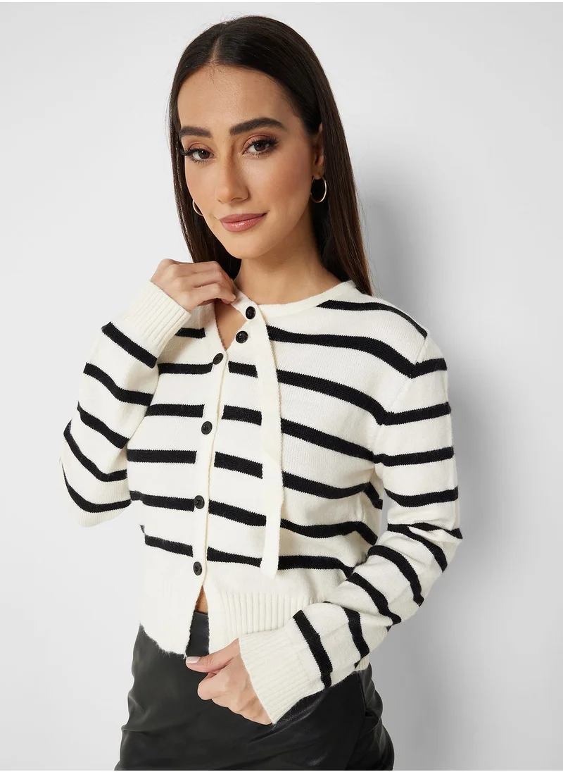 Ginger Striped Cardigan