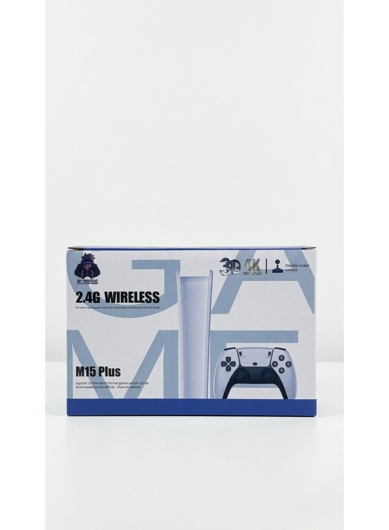 SJGAM M15 Plus 4K Wireless Retro Game Stick Console with 20000+ Built-in Games and Dual 2.4G Controllers - Image 4