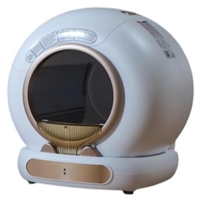 Whiskers & Wag Self Cleaning Cat Litter Box Automatic Cat Litter Box 65L+ 9L Extra Large Capacity APP Control/Odor Removal/Anti-Pinch Safety/Low Noise for Cat & Pets - 3 Litter Bags - Image 1